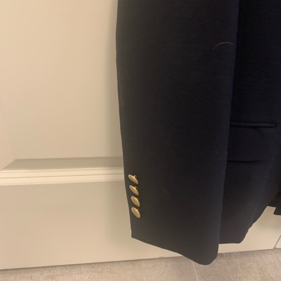 Landsend Navy Blazer with Gold Buttons. Fits like US 6 - Picture 3 of 3